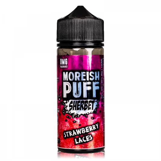 Strawberry Lace By Moreish Puff Sherbet 100ml Shortfill